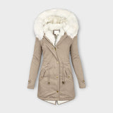 Ivara - Waterproof Winter Jacket with Faux Fur Lining